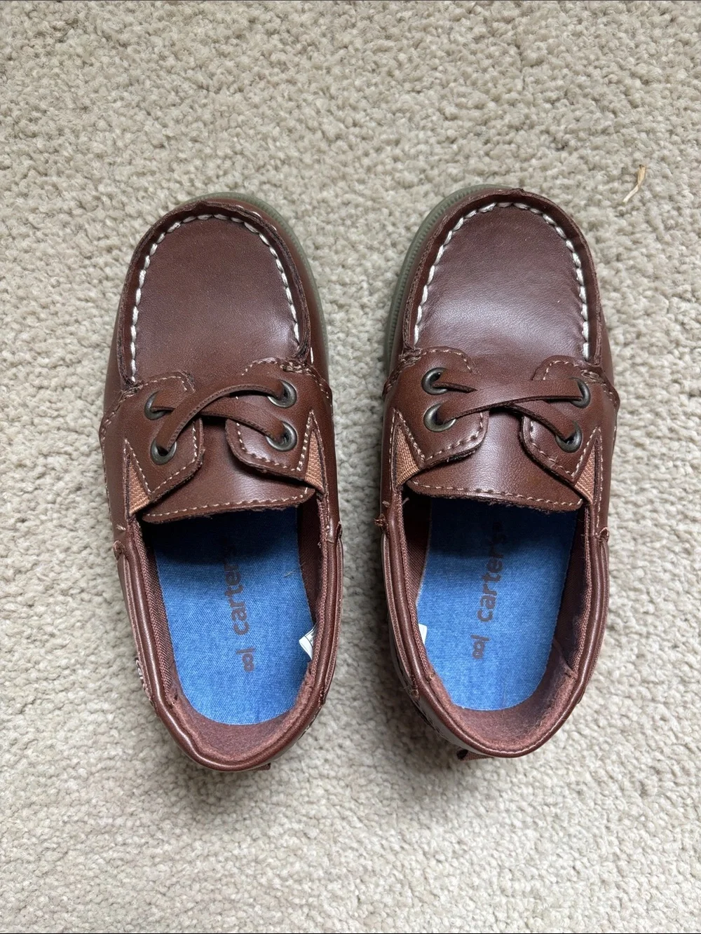 Carter's Brown Boat Shoes
